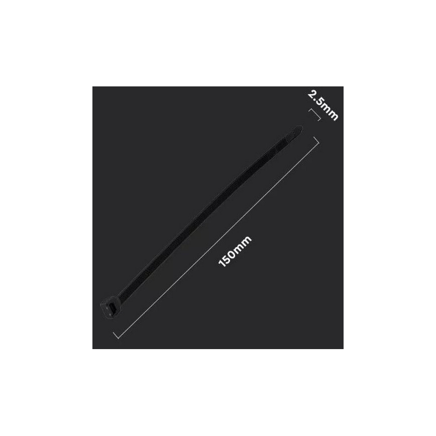 Πλαστικά Δεματικά καλωδίων 2,5x150mm 100τμχ μαύρο