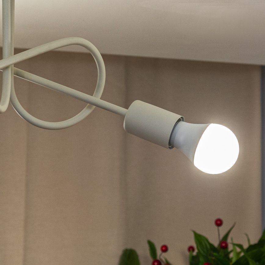 Πλαφονιέρα OXFORD 3xE27/15W/230V κρεμ