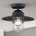 Πλαφονιέρα εξωτερικού χώρου EDWARD 1xE27/60W/230V IP44 μαύρο
