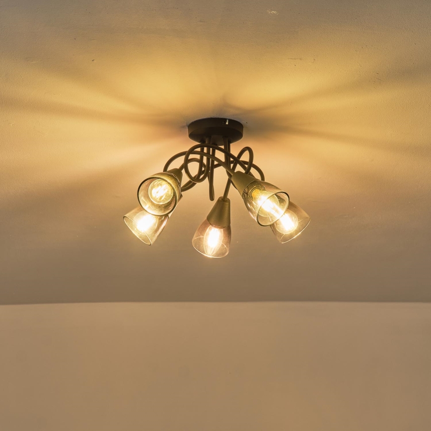 Πλαφονιέρα οροφής 5xE14/7W/230V