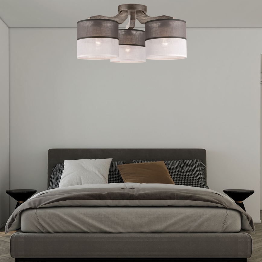 Πλαφονιέρα οροφής ANDREA 3xE27/60W/230V