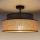 Πλαφονιέρα οροφής BOHO 1xE27/60W/230V διάμετρος 40 cm καφέ/μπεζ