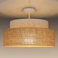 Πλαφονιέρα οροφής BOHO 1xE27/60W/230V κρεμ/μπεζ