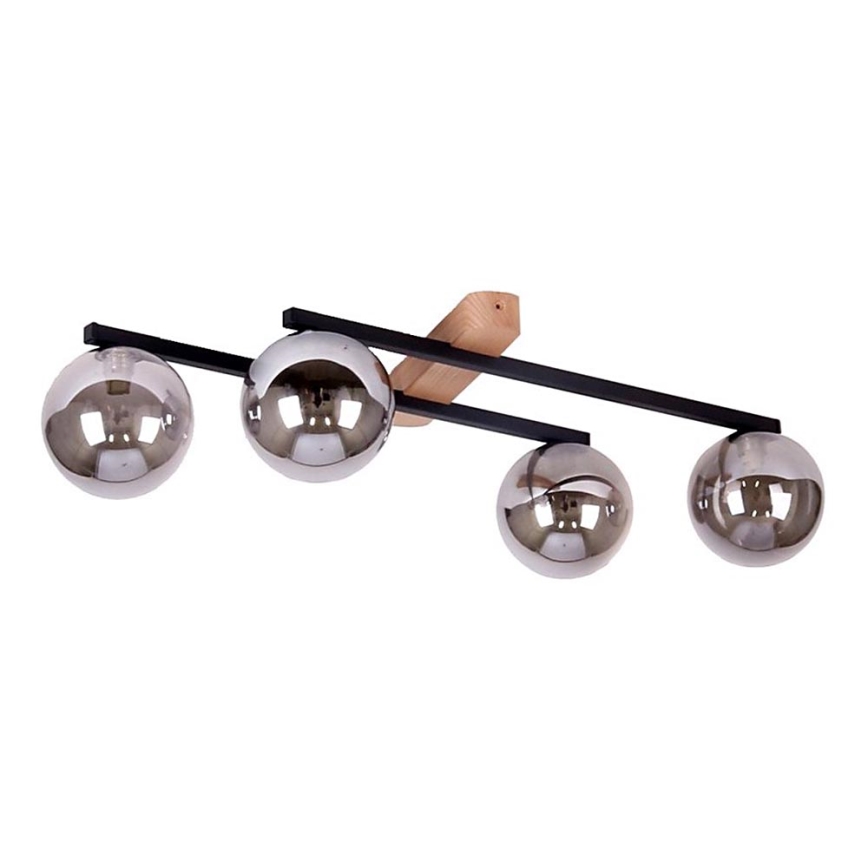 Πλαφονιέρα οροφής BOIS 4xG9/8W/230V