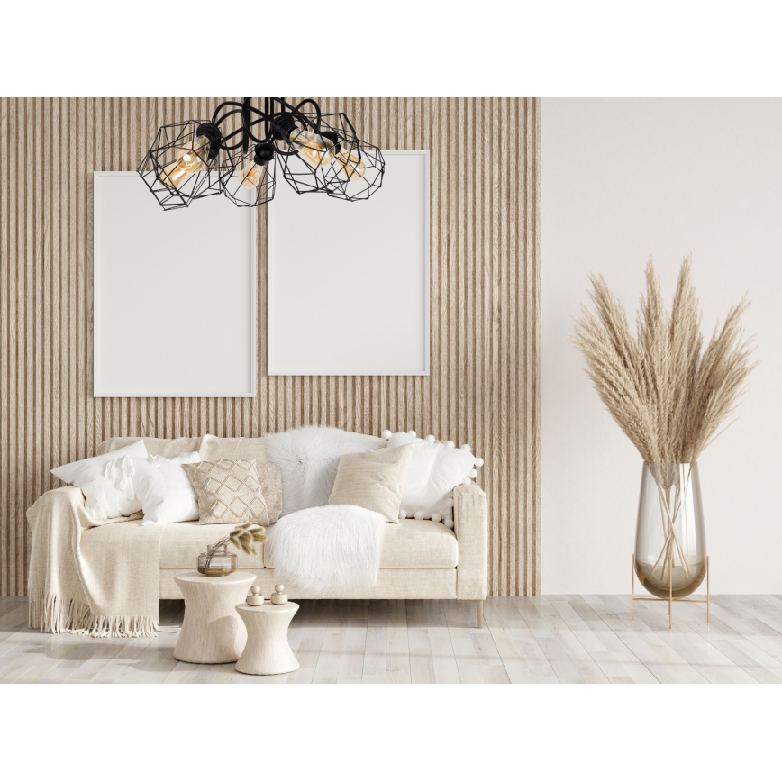 Πλαφονιέρα οροφής  DIAMENT 5xE27/60W/230V