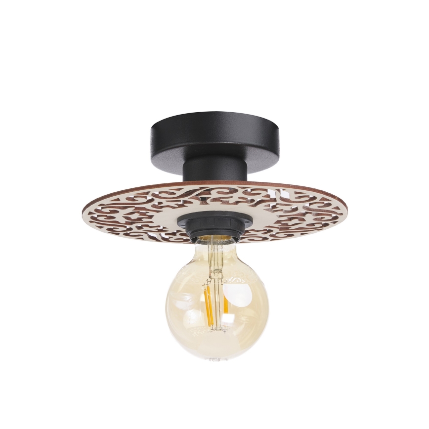 Πλαφονιέρα οροφής FALCO 1xE27/60W/230V διάμετρος 20 cm μπεζ