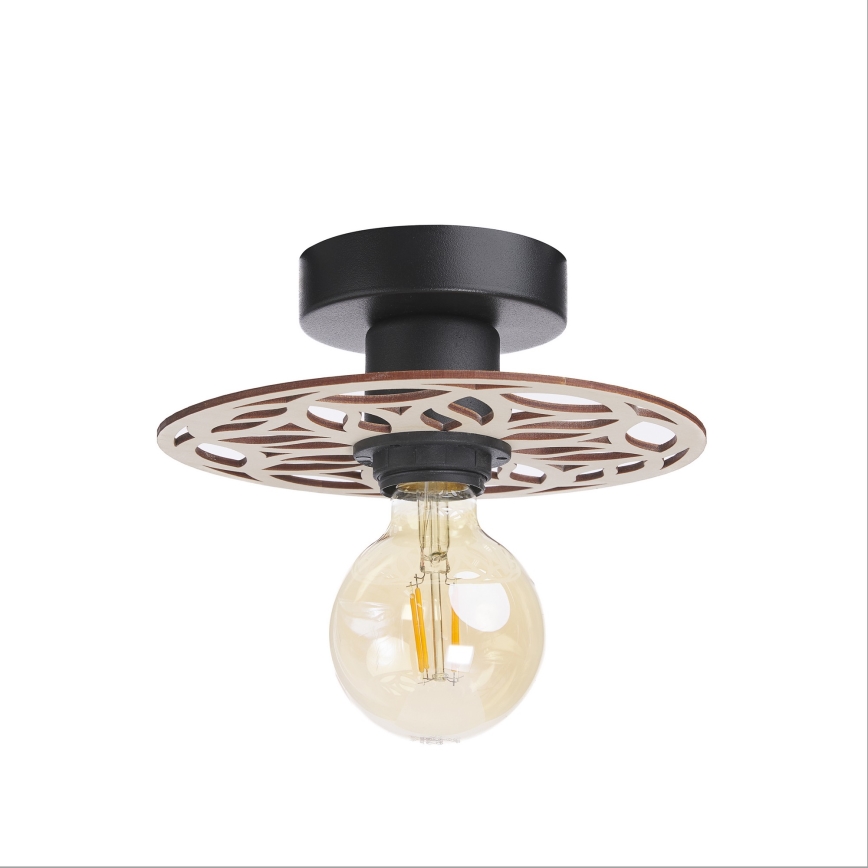 Πλαφονιέρα οροφής FALCO 1xE27/60W/230V διάμετρος 20 cm μπεζ