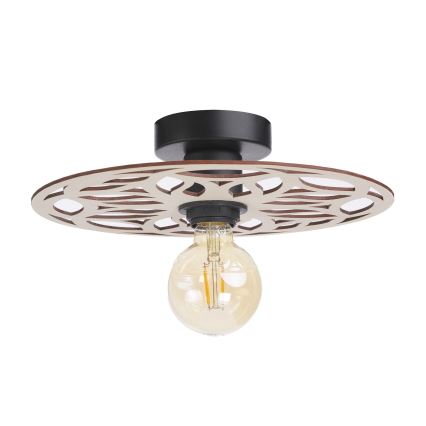 Πλαφονιέρα οροφής FALCO 1xE27/60W/230V διάμετρος 30 cm μπεζ