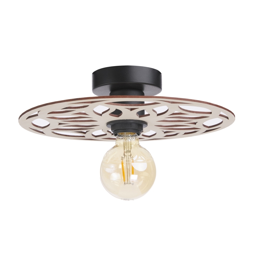 Πλαφονιέρα οροφής FALCO 1xE27/60W/230V διάμετρος 30 cm μπεζ