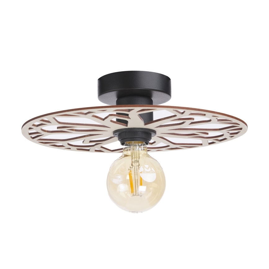 Πλαφονιέρα οροφής FALCO 1xE27/60W/230V διάμετρος 30 cm μπεζ