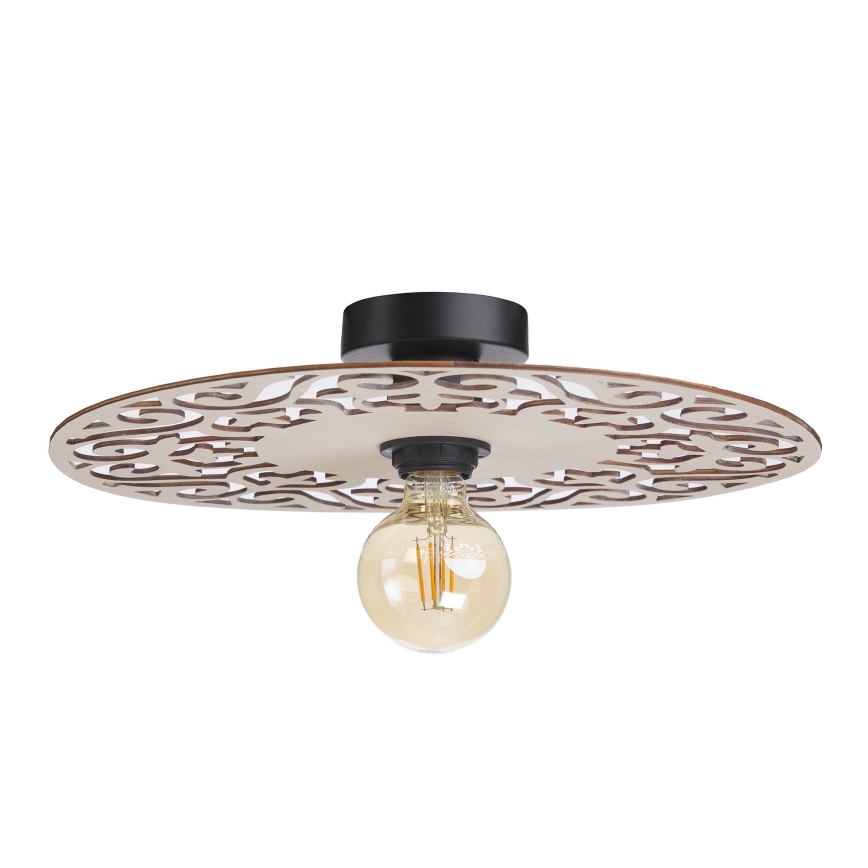 Πλαφονιέρα οροφής FALCO 1xE27/60W/230V διάμετρος 40 cm μπεζ