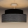 Πλαφονιέρα οροφής GRACE 1xE27/60W/230V διάμετρος 40 cm μαύρο/γκρι