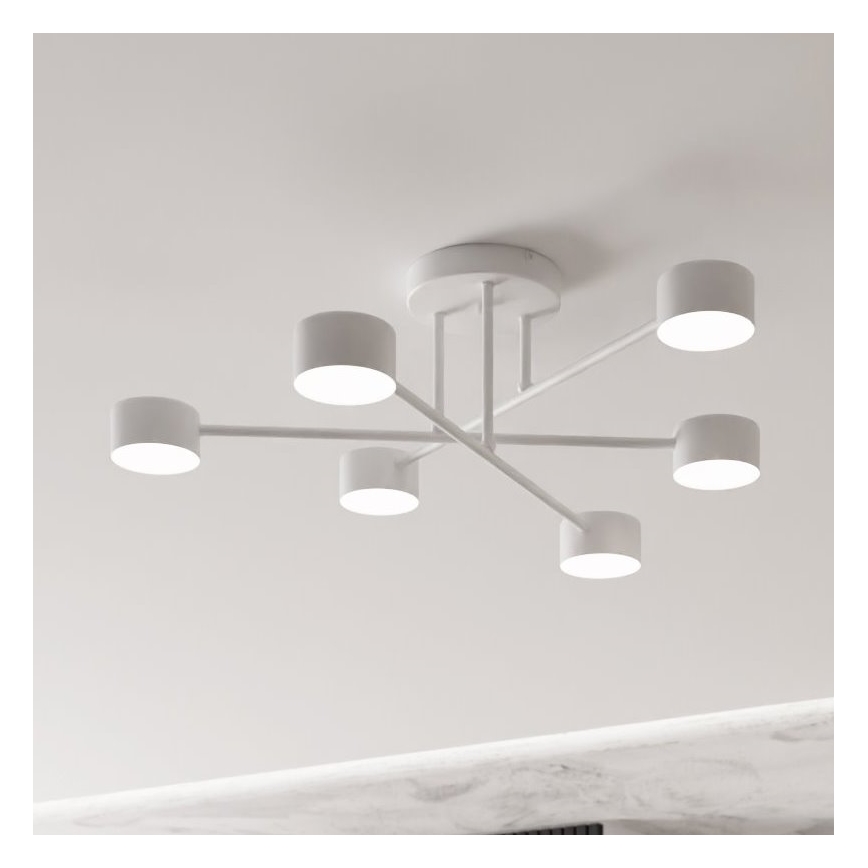 Πλαφονιέρα οροφής HALO 6xGX53/8W/230V λευκό