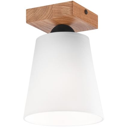 Πλαφονιέρα οροφής LULA 1xE27/60W/230V δρυς