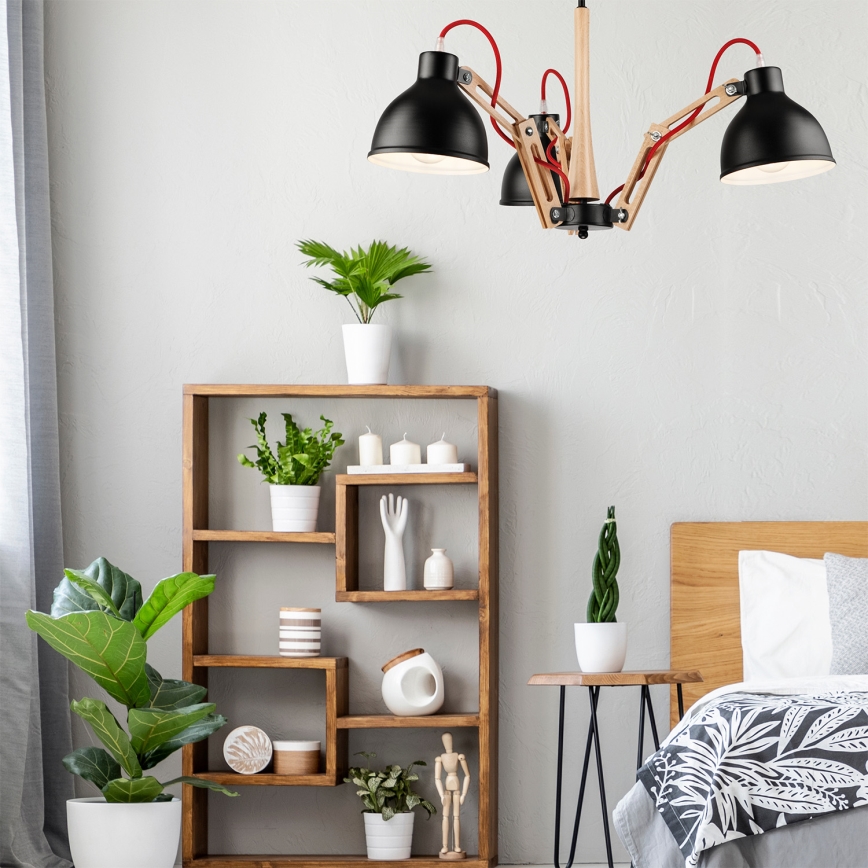 Πλαφονιέρα οροφής MARCELLO 3xE27/60W/230V - FSC πιστοποιημένο