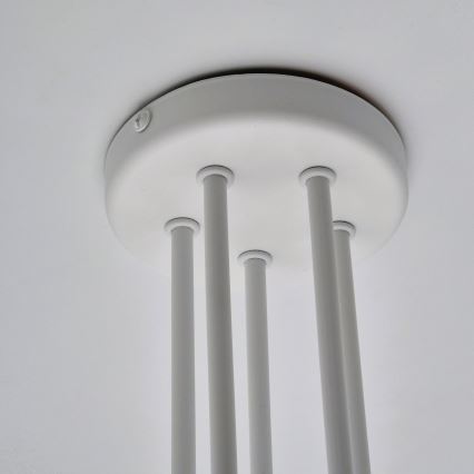 Πλαφονιέρα οροφής MATYLDA 5xE27/60W/230V λευκό