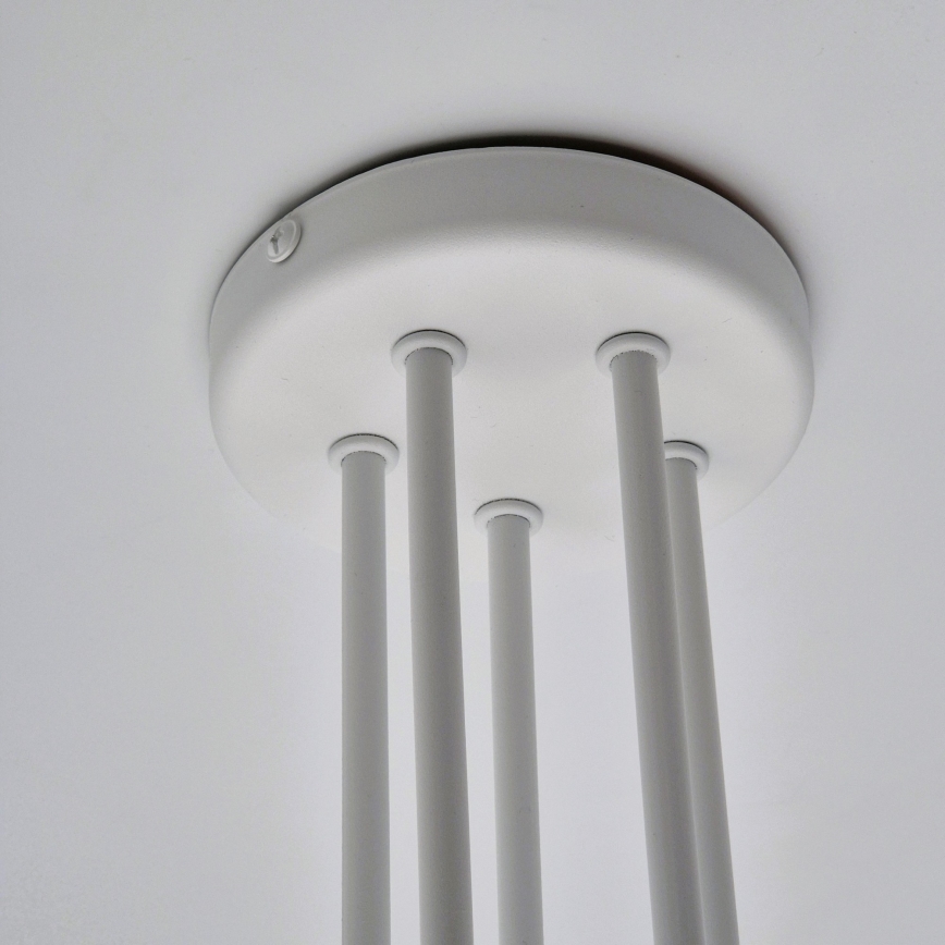 Πλαφονιέρα οροφής MATYLDA 5xE27/60W/230V λευκό