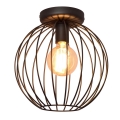 Πλαφονιέρα οροφής MERCURE 1xE27/15W/230V δ. 30 cm μαύρο