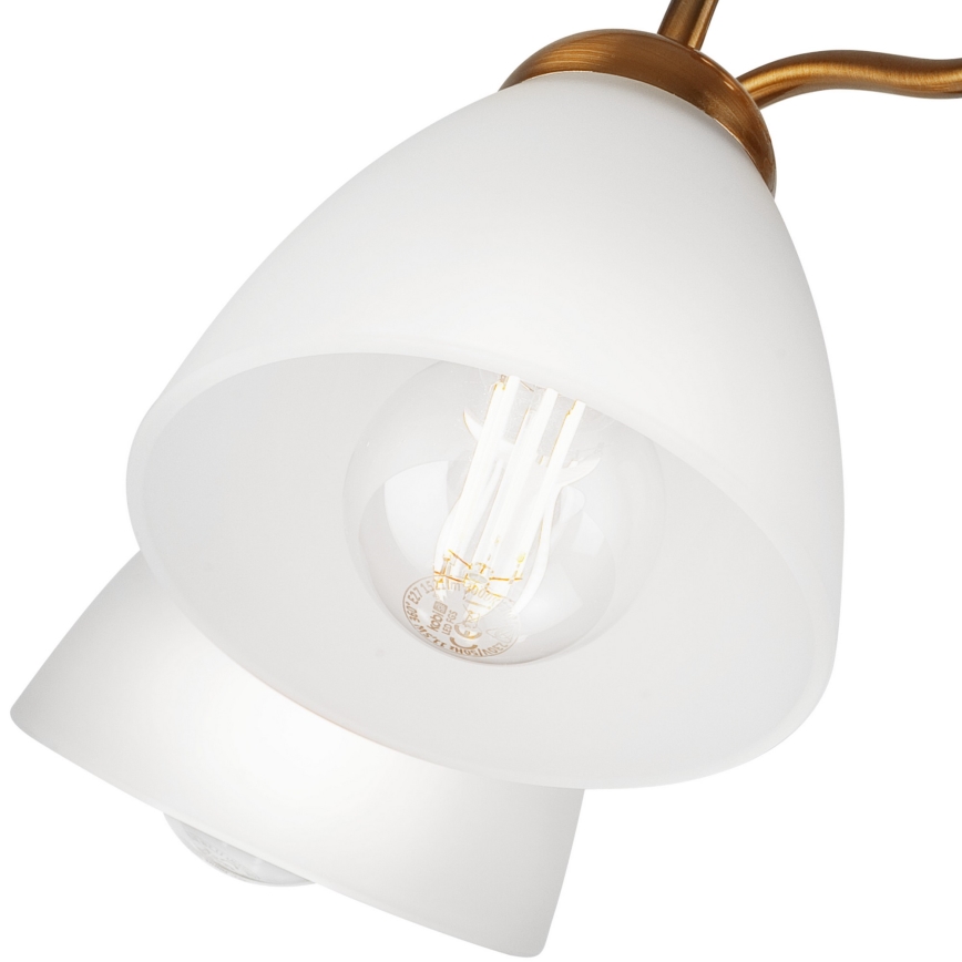 Πλαφονιέρα οροφής MIRANDA 1xE27/60W/230V gold
