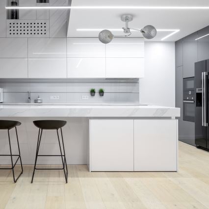 Πλαφονιέρα οροφής OAKLAND 2xE27/60W/230V