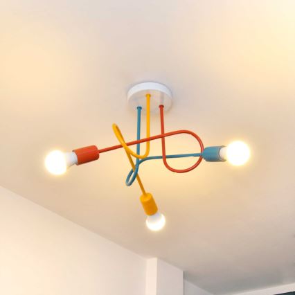 Πλαφονιέρα οροφής OXFORD 3xE27/15W/230V