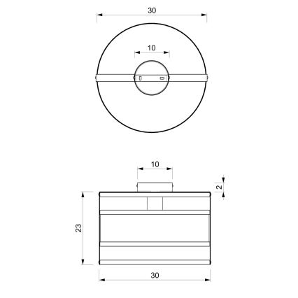 Πλαφονιέρα οροφής RIM 1xE27/60W/230V μαύρο/χρυσό