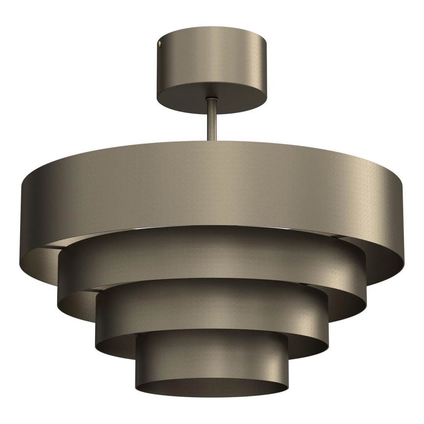 Πλαφονιέρα οροφής RINGS 1xE27/15W/230V ορείχαλκος