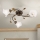 Πλαφονιέρα οροφής SISI 3xE14/40W/230V διάμετρος 60 cm μπρονζέ/πατίνα