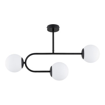 Πλαφονιέρα οροφής STELLAR 3xE14/10W/230V μαύρο