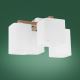 Πλαφονιέρα οροφής TORA 4xE27/15W/230V λευκό