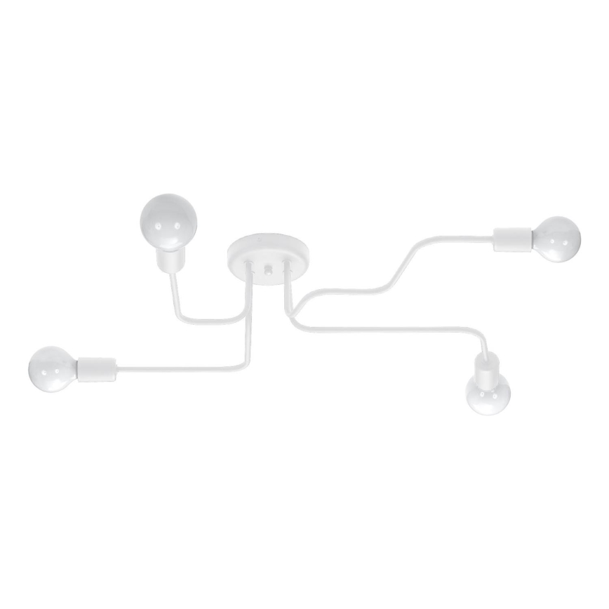Πλαφονιέρα οροφής VECTOR 4xE27/15W/230V λευκό