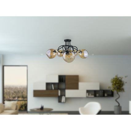 Πλαφονιέρα οροφής  VENUS GOLD 5xE27/60W/230V