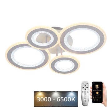 Πλαφονιέρα οροφής ντιμαριζόμενη LED LED/100W/230V 3000-6500K + τηλεχειριστήριο