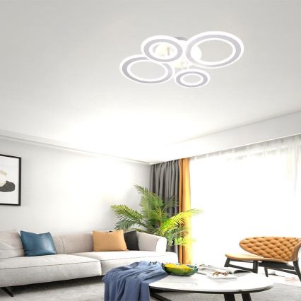 Πλαφονιέρα οροφής ντιμαριζόμενη LED LED/100W/230V 3000-6500K + τηλεχειριστήριο