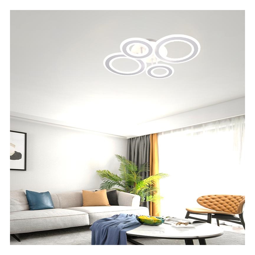Πλαφονιέρα οροφής ντιμαριζόμενη LED LED/100W/230V 3000-6500K + τηλεχειριστήριο