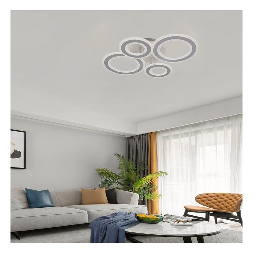 Πλαφονιέρα οροφής ντιμαριζόμενη LED LED/100W/230V 3000-6500K + τηλεχειριστήριο