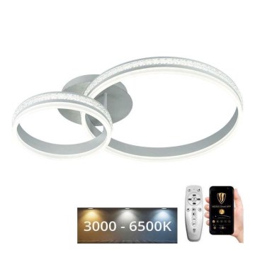 Πλαφονιέρα οροφής ντιμαριζόμενη LED LED/110W/230V 3000-6500K + τηλεχειριστήριο