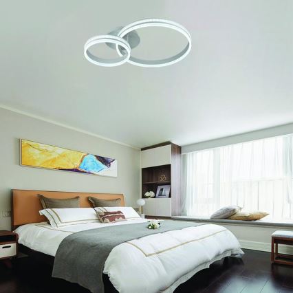 Πλαφονιέρα οροφής ντιμαριζόμενη LED LED/110W/230V 3000-6500K + τηλεχειριστήριο