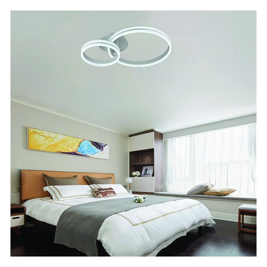 Πλαφονιέρα οροφής ντιμαριζόμενη LED LED/110W/230V 3000-6500K + τηλεχειριστήριο