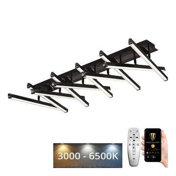 Πλαφονιέρα οροφής ντιμαριζόμενη LED LED/125W/230V 3000-6500K + τηλεχειριστήριο