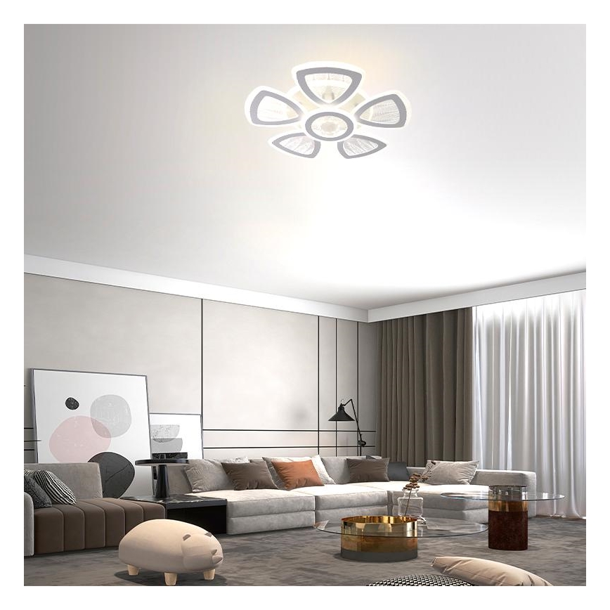 Πλαφονιέρα οροφής ντιμαριζόμενη LED LED/145W/230V 3000-6500K + τηλεχειριστήριο