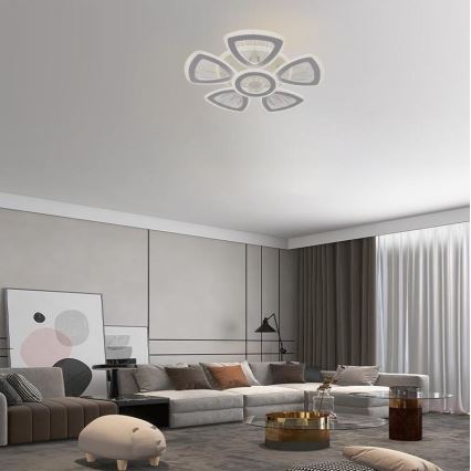 Πλαφονιέρα οροφής ντιμαριζόμενη LED LED/145W/230V 3000-6500K + τηλεχειριστήριο