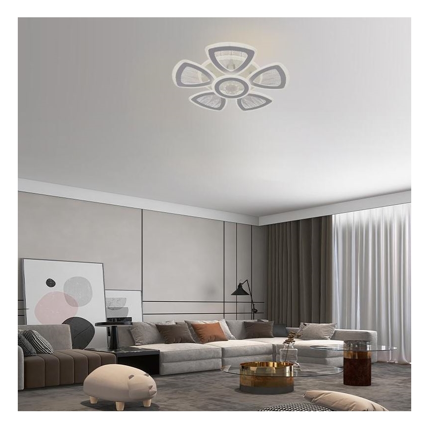 Πλαφονιέρα οροφής ντιμαριζόμενη LED LED/145W/230V 3000-6500K + τηλεχειριστήριο