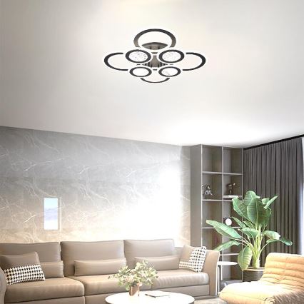 Πλαφονιέρα οροφής ντιμαριζόμενη LED LED/200W/230V 3000-6500K + τηλεχειριστήριο