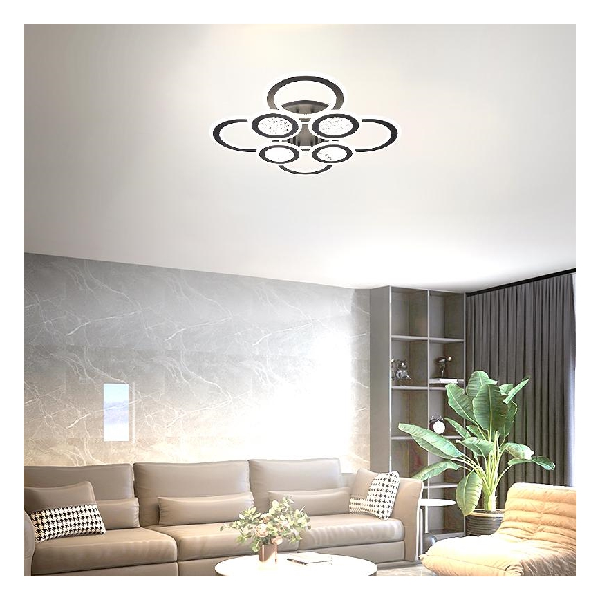 Πλαφονιέρα οροφής ντιμαριζόμενη LED LED/200W/230V 3000-6500K + τηλεχειριστήριο