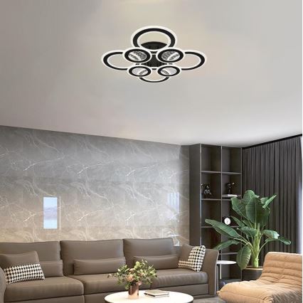 Πλαφονιέρα οροφής ντιμαριζόμενη LED LED/200W/230V 3000-6500K + τηλεχειριστήριο