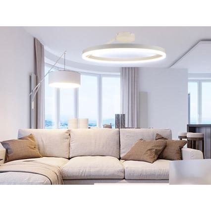 Πλαφονιέρα οροφής ντιμαριζόμενη LED LED/40W/230V 3000-6500K λευκό + τηλεχειριστήριο