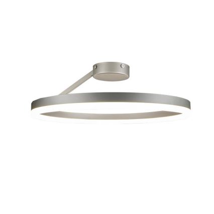 Πλαφονιέρα οροφής ντιμαριζόμενη LED LED/40W/230V 3000-6500K ματ χρώμιο + τηλεχειριστήριο