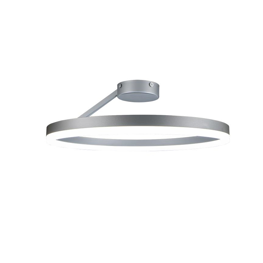 Πλαφονιέρα οροφής ντιμαριζόμενη LED LED/40W/230V 3000-6500K ματ χρώμιο + τηλεχειριστήριο