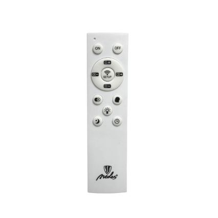 Πλαφονιέρα οροφής ντιμαριζόμενη LED LED/40W/230V 3000-6500K ματ χρώμιο + τηλεχειριστήριο